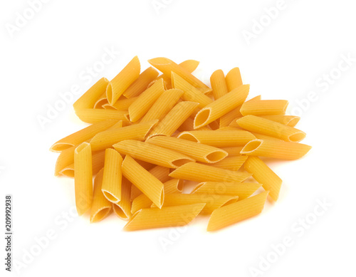pasta on white photo