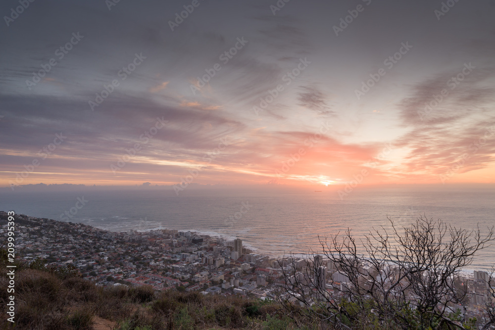 Sunter from Signal Hill (sea and city) Cape Town, South Africa