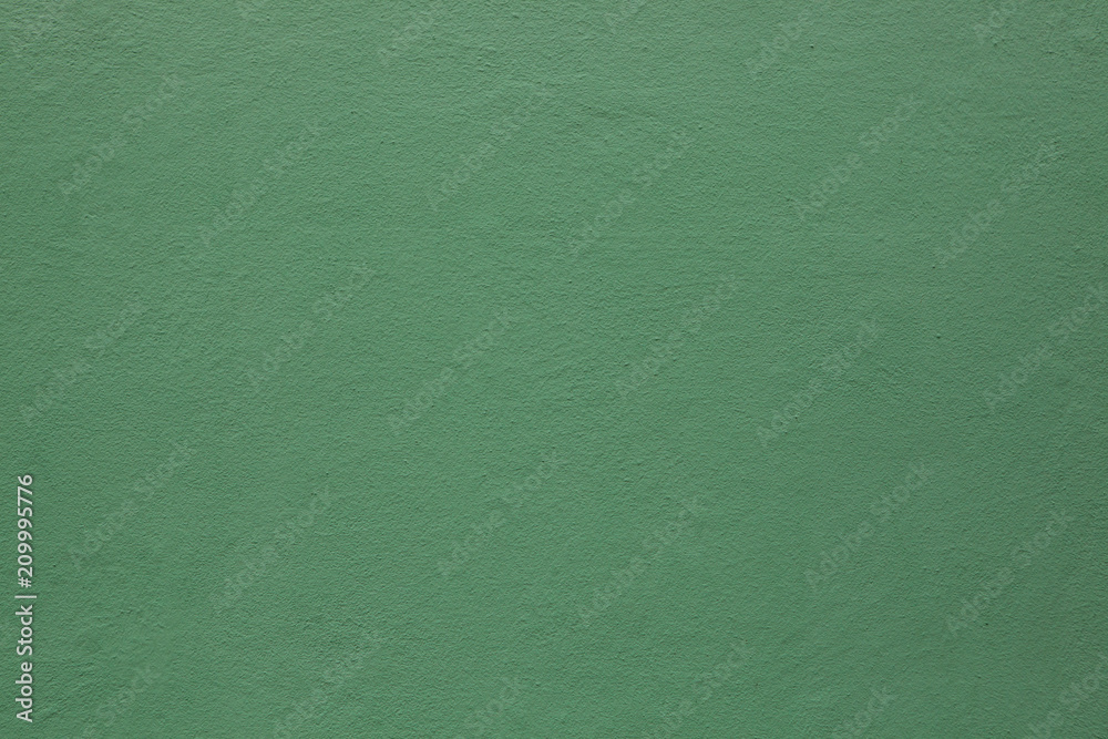 Obraz premium Green painted stucco wall.