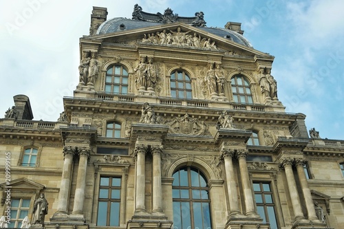 May 24, 2018 Paris, Feance. Art museum and historic monument Louvre Museum