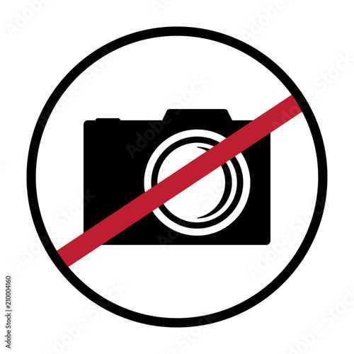 Photograph prohibited. Icon.