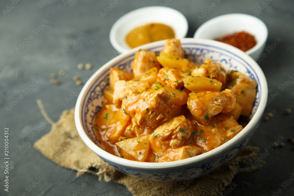 Homemade chicken curry Homemade chicken curry