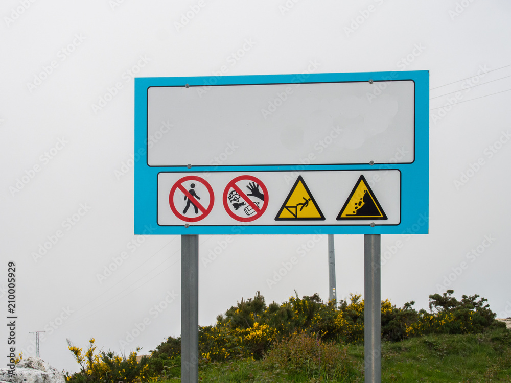 Obraz premium Several safety signs