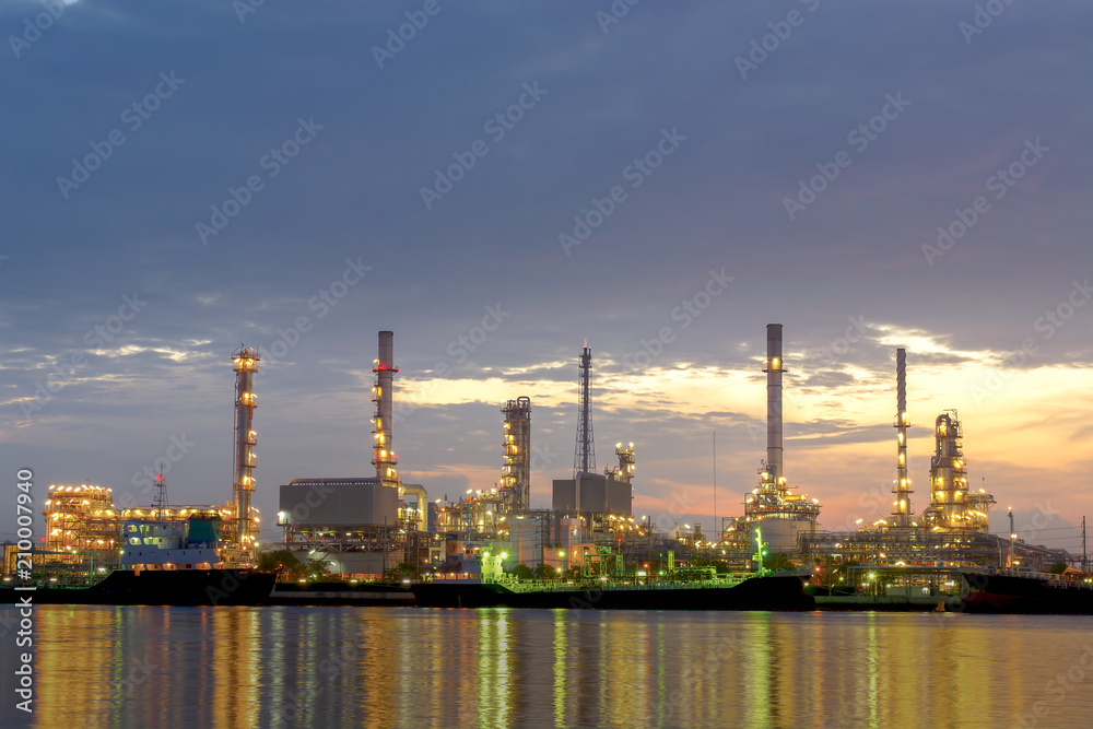 Oil refinery at Bangkok Thailand
