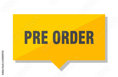 pre order price tag