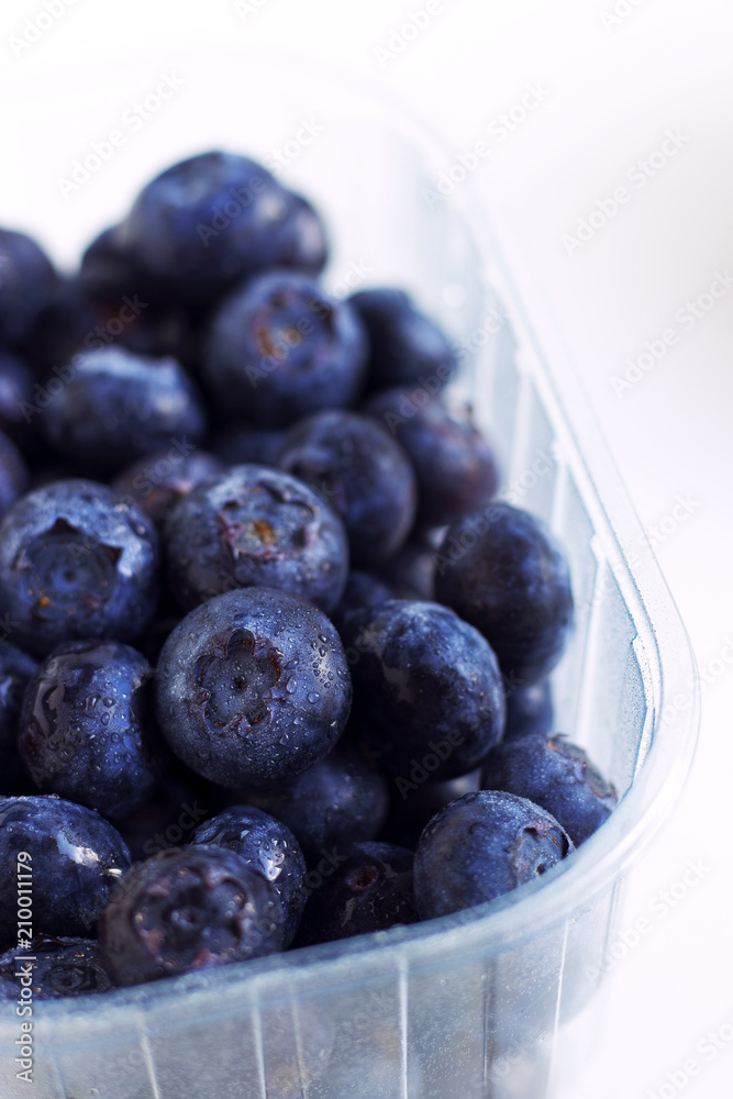 fresh American blueberry in the tray fresh American blueberry in the tray