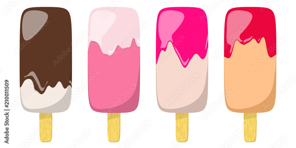 some typical ice cream icons