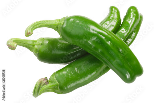 Padron peppers c. annuum, whole pods, top photo