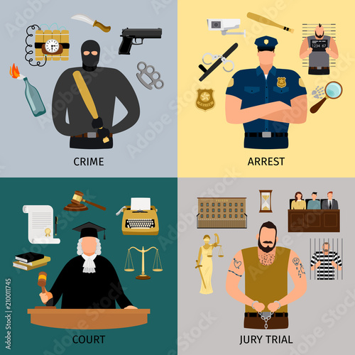 Cartoon crime characters