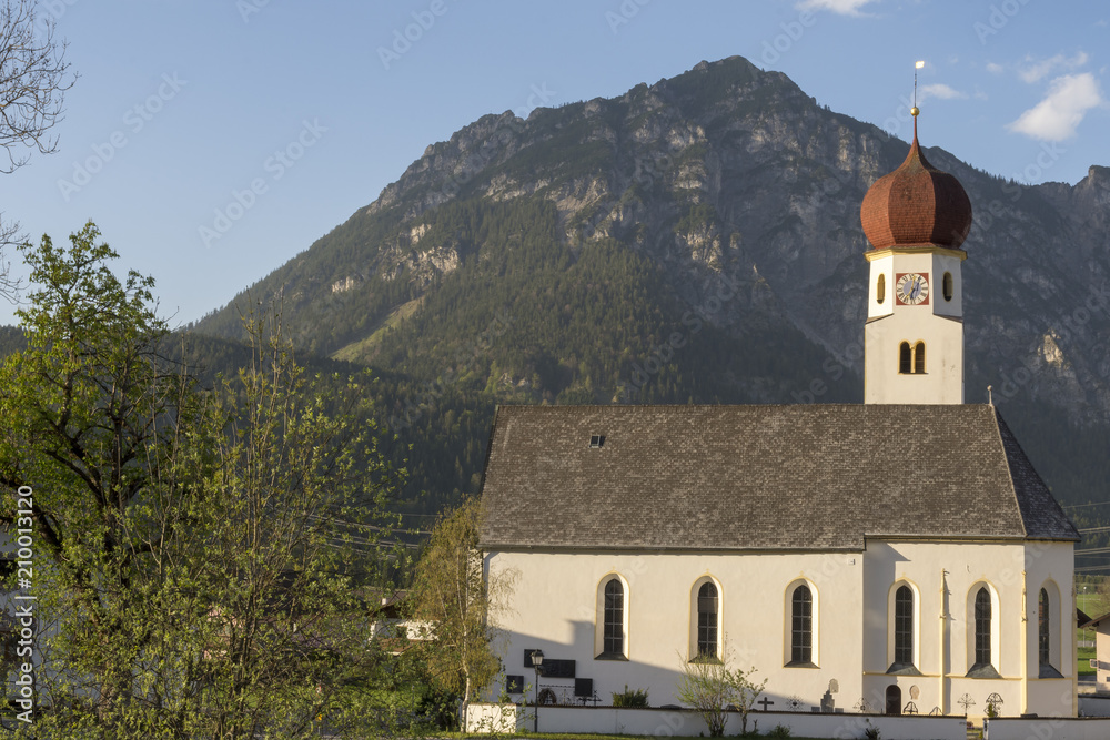 Church in the little village Heitervang in  Austria