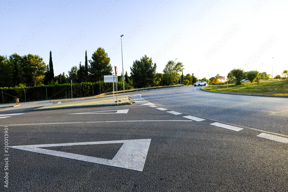 Fototapeta premium Empty street in Spain