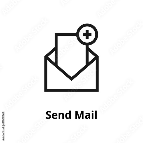 Send mail line icon