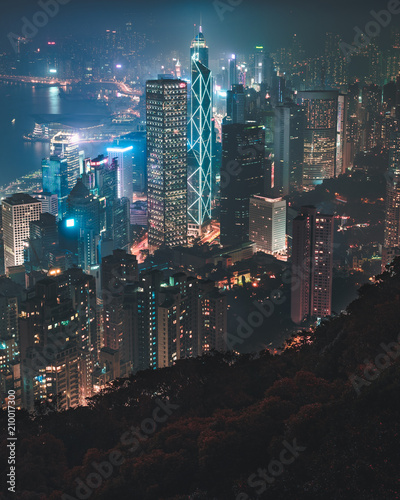 Canvas Print The Peak Hong Kong