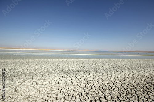 salt lakes and barren lands in Turkey 