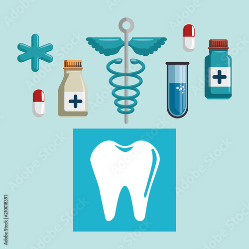 medical healthcare set icons vector illustration design