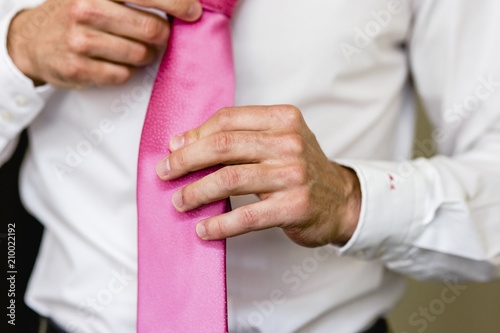 man suit with elegant tie