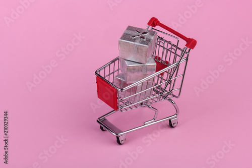 Gifts in shopping cart