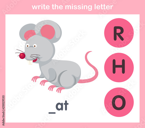 write the missing letter