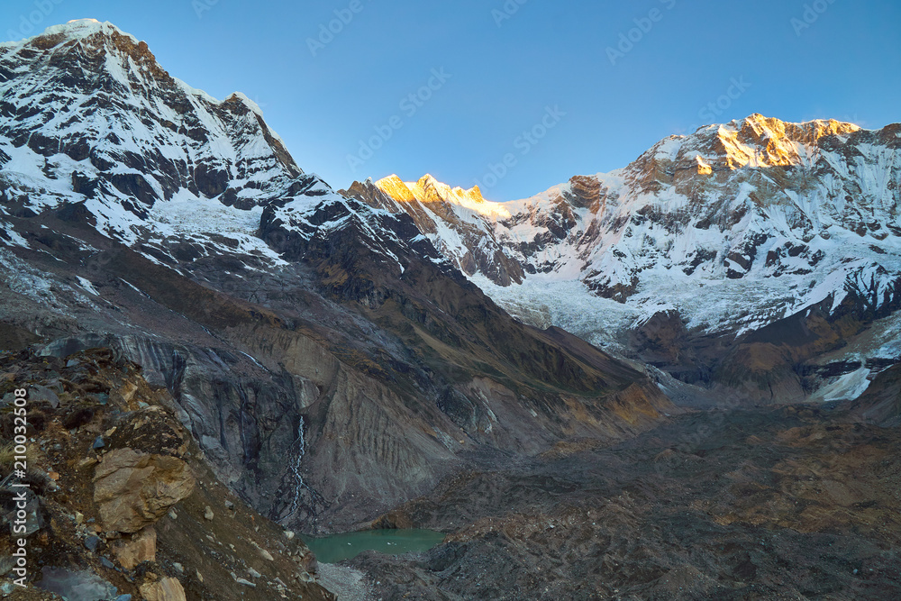 Annapurna Base Camp Trekking in Nepal Snow Capped Mountain Views