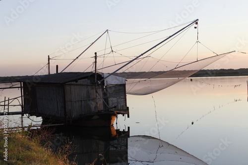 Capanno da pesca in valle