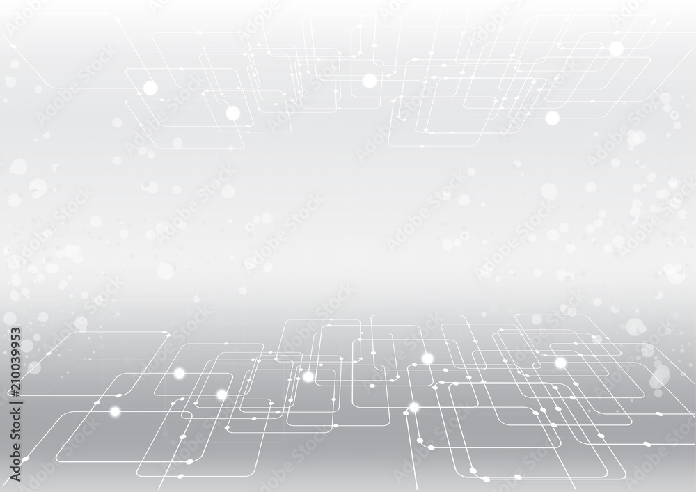 Obraz premium vector abstract background technology electronic illustration communication data