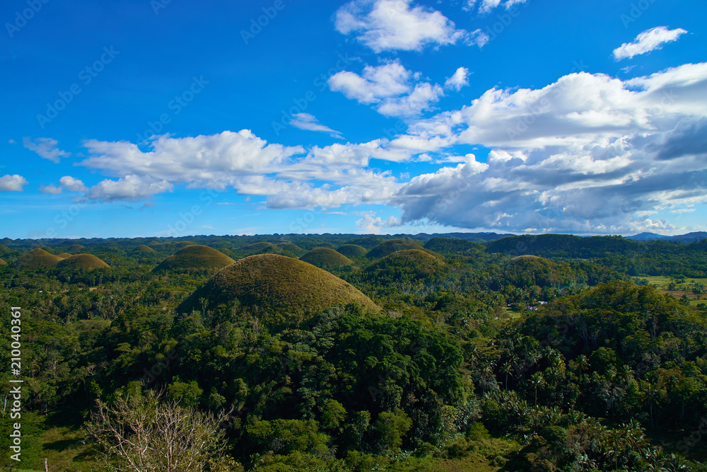 Fototapeta premium Bohol Chocolate Hill in Philippines 