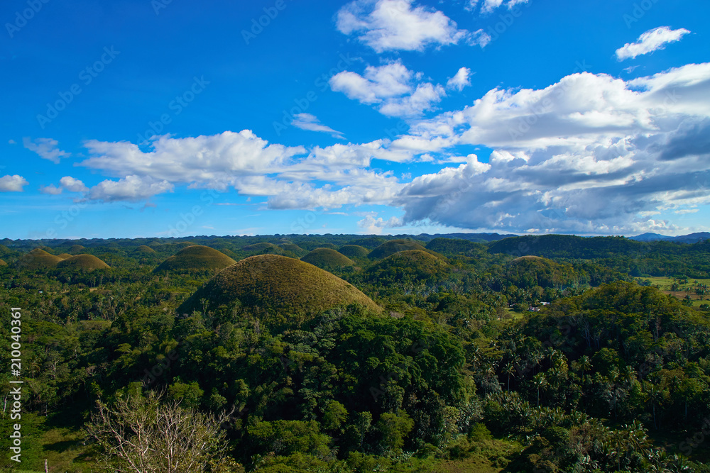 Bohol Chocolate Hill in Philippines 