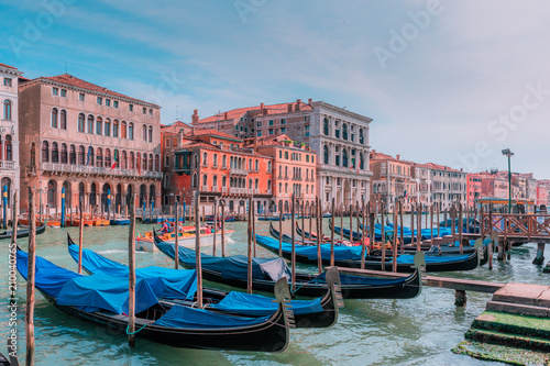 Streets and canals  Venice Italy