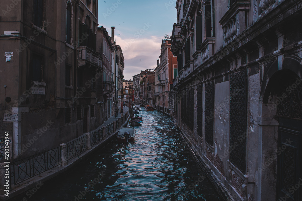 Streets and canals, Venice Italy Streets and canals, Venice Italy