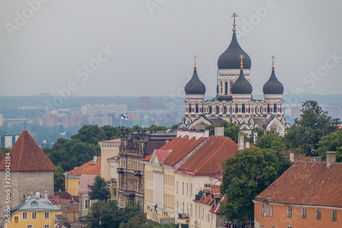 Alexander Nevsky orthodox cathedral in Tallinn, Estonia