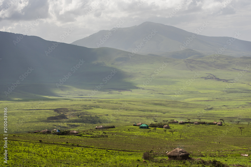 Masai village in Tanzania