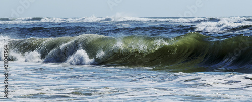 Photography Rough waves in the atlantic ocean