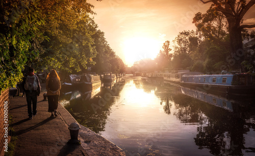 Fotografija Little Venice Canal and Boats, London, England