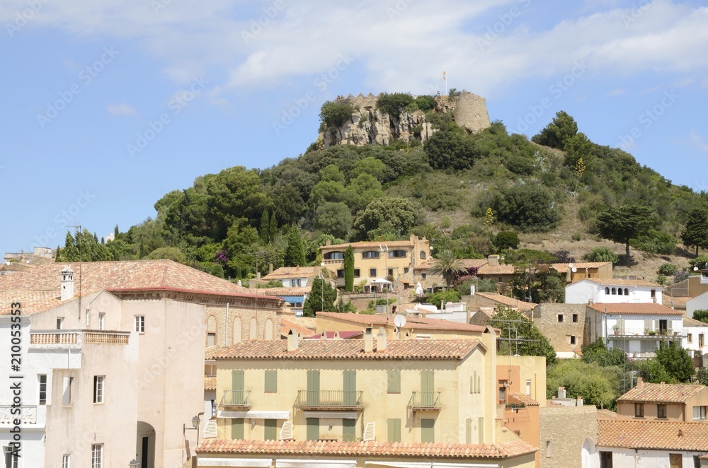 Castle in Begur, Catalonia, Spain