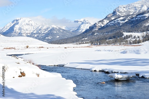 Frozen Soda Butte Creek