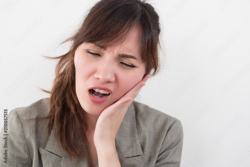 woman with toothache; sick asian woman suffering from toothache, tooth decay, tooth sensitivity, cavity, dental care concept; young adult asian woman model woman with toothache; sick asian woman suffering from toothache, tooth decay, tooth sensitivity, cavity, dental care concept; young adult asian woman model