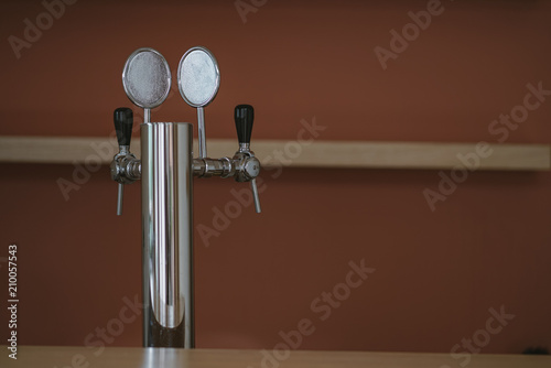 Multiple beer taps in a row