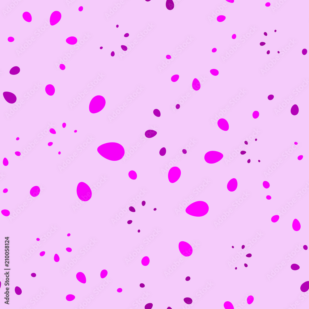 Abstract calm vector with an imitation lilac petals on a pink ba