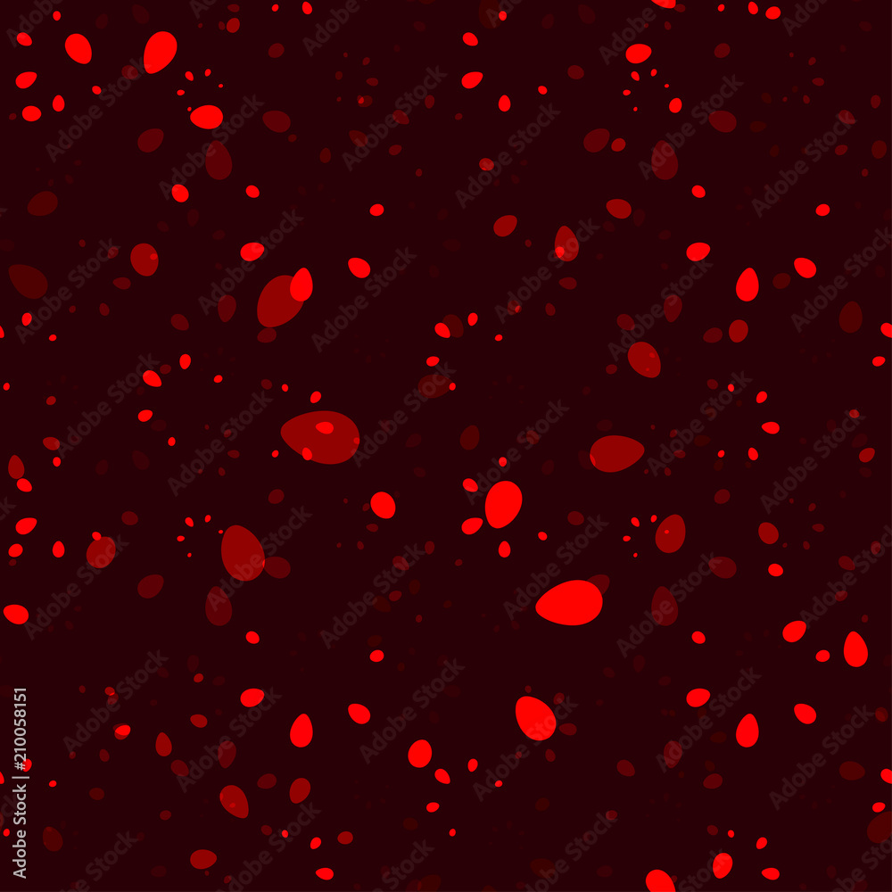Abstract glowing vector with imitation of red petals on claret b