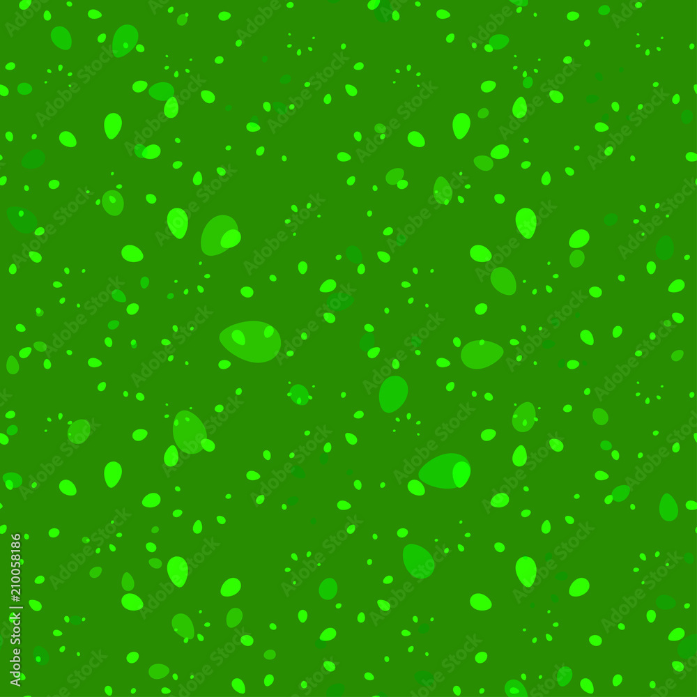 Vector abstract green pattern with imitation lime petals on a gr