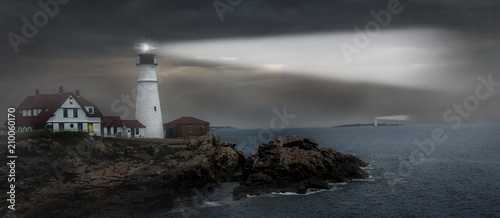 Lighthouse at Night