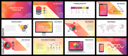 Business presentation templates