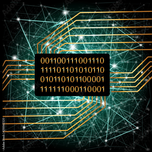 Chip mit binärem Code