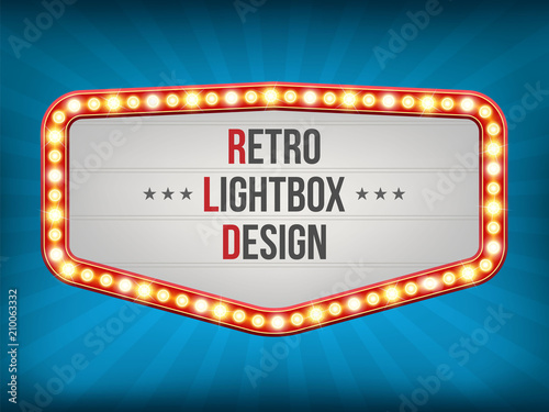 Creative vector illustration of retro light bulb frame set isolated on transparent background. Art design shiny banner decoration curtains. Abstract concept graphic theatre billboard element