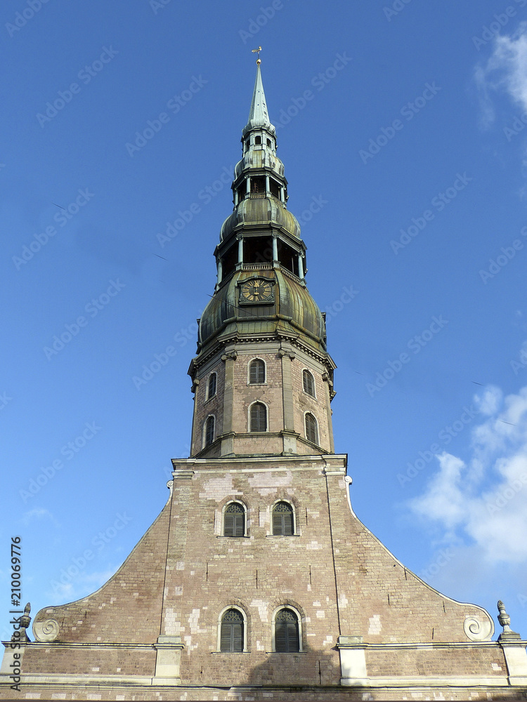 Petrikirche in Riga, Lettland