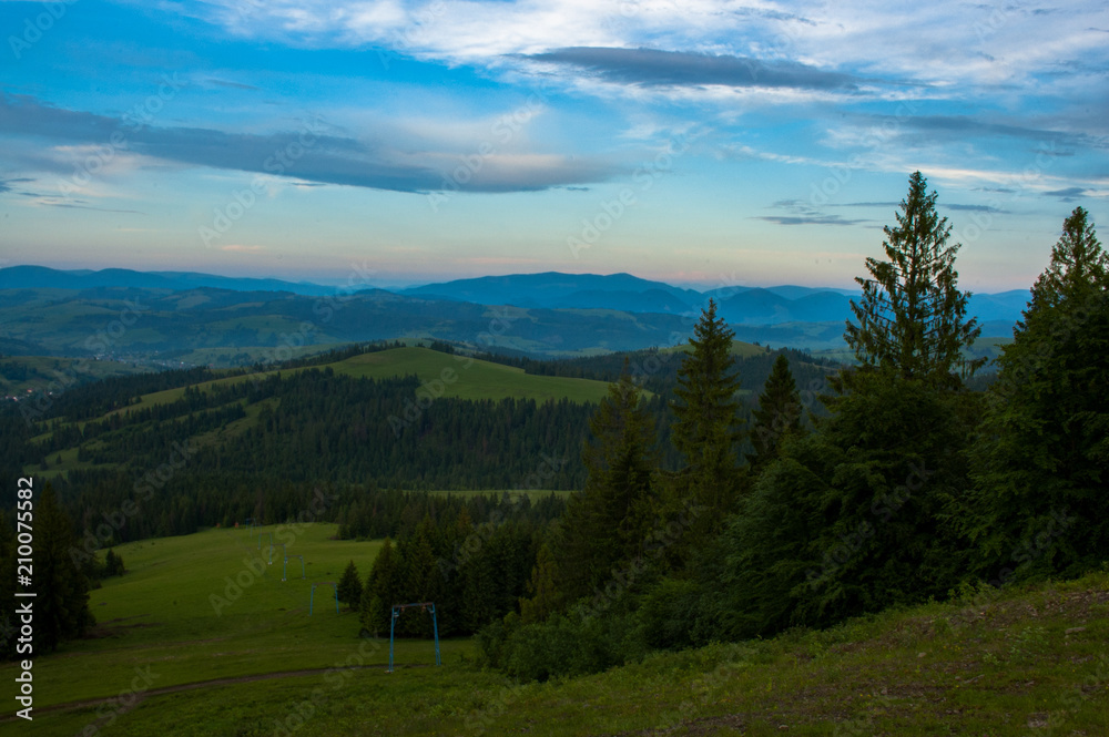 Carpathian mountine in spring Carpathian mountine in spring