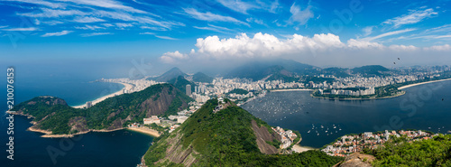 Panorama Rio de Janeiro seen from high vantage point © Maarten Zeehandelaar