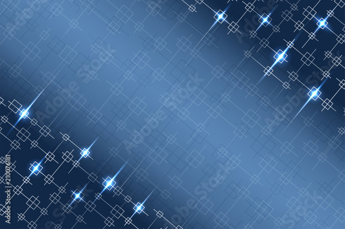 Geometric background with squares and lines