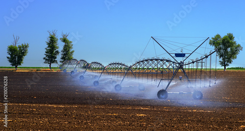 field irrigation system for better plant growth and further cultivation and growing of agricultural crops.