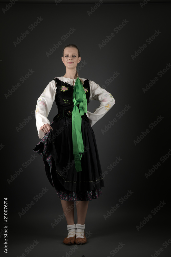 Slovakian folklore. Traditional costume. Slovakian folklore. Traditional costume.